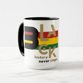 Taza Gráfica de patrimonio de la historia negra Unisex 