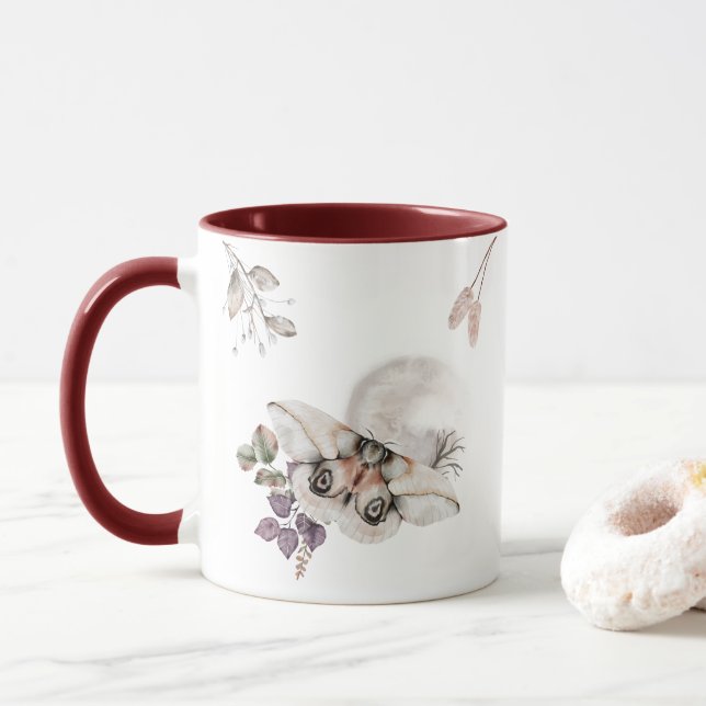 Taza Gráfica Moonlit Moth (Con donut)