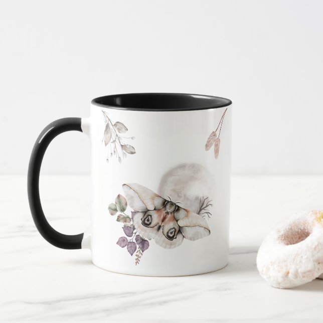 Taza Gráfica Moonlit Moth (Con donut)