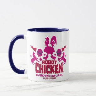 Taza Gráfica Robot Chicken Nerd Unicorn