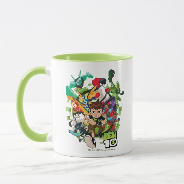 Taza Gráfico Ben 10 Alien Rush (Izquierda)