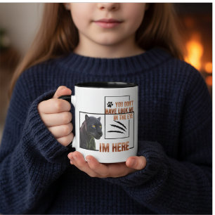 Taza Gráfico de Black Panther "Estoy aquí"