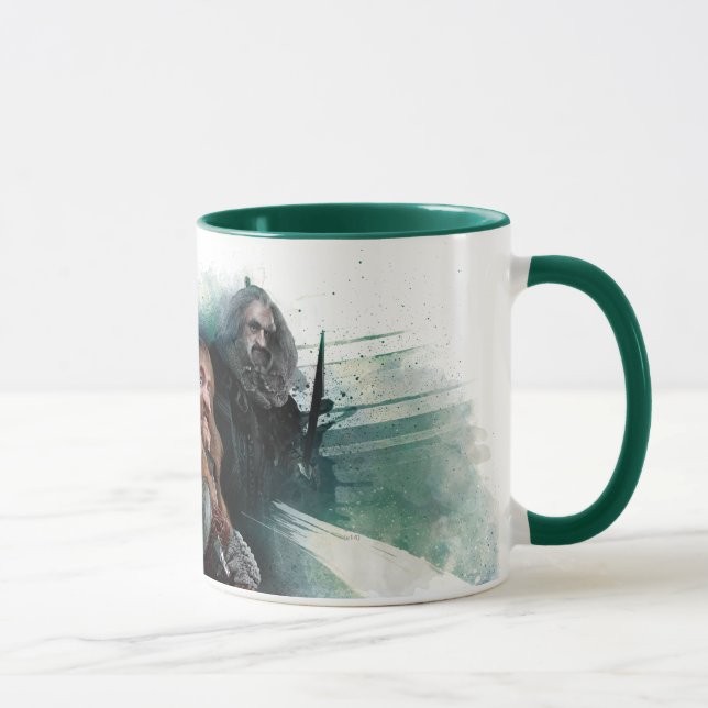 Taza Gráfico de Dori, Bombur y Oin (Derecha)