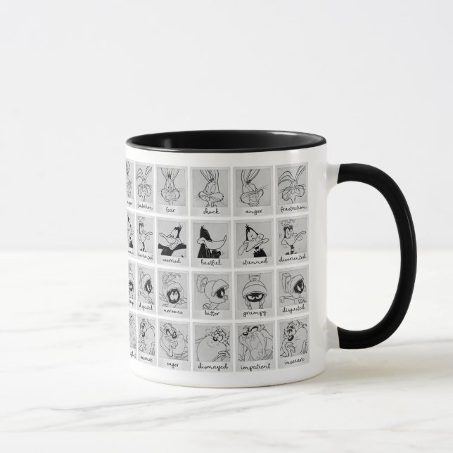 Taza Gráfico de emoción de caracteres LOONEY TUNES™ (Derecha)