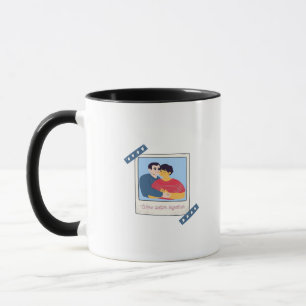 Taza Gráfico de Estábamos Mejor Juntos Diseño Mínimo