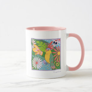 Taza Gráfico de Frida Kahlo Parrot