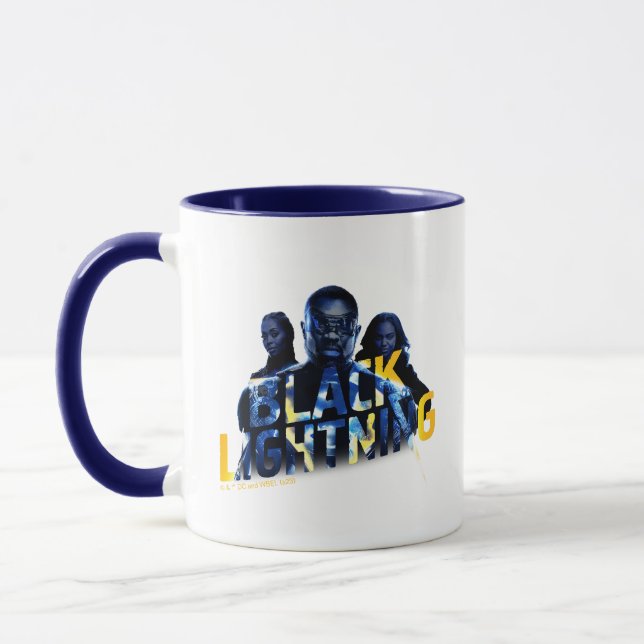 Taza Gráfico de Héroes de Black Lightning (Izquierda)