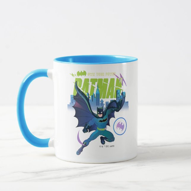 Taza Gráfico de la ciudad de Batman "Own Your Power" (Izquierda)