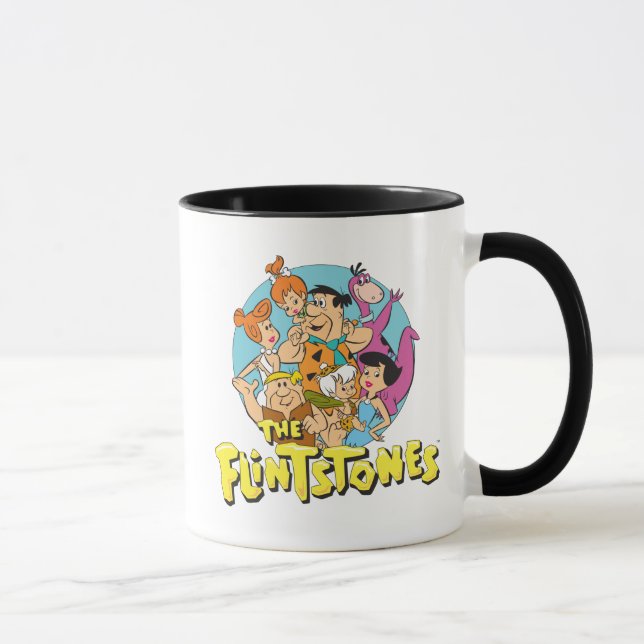 Taza Gráfico de la familia Flintstones and Rubbles (Derecha)