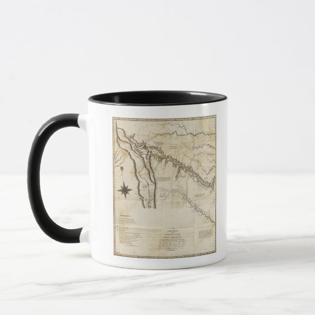 Taza Gráfico de la parte interna de Luisiana (Izquierda)
