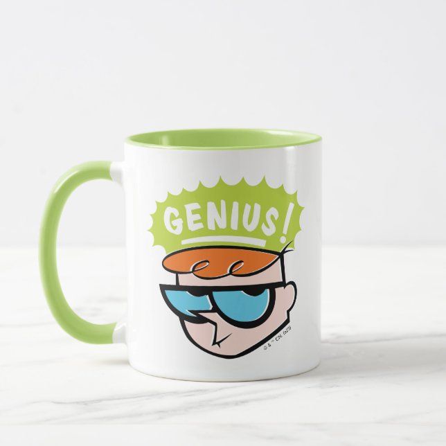 Taza Gráfico de llamadas "Genius" de Dexter (Izquierda)
