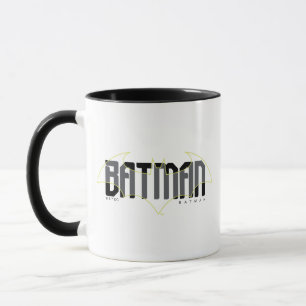 Taza Gráfico de nombre de alta tecnología de Batman