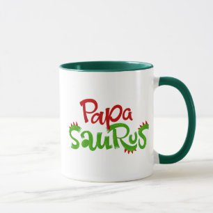Taza Gráfico de Papa Saurus