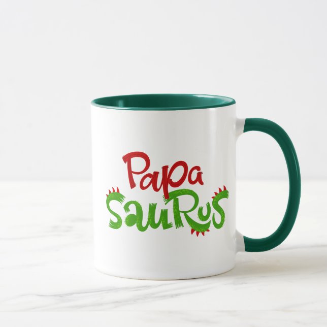 Taza Gráfico de Papa Saurus (Derecha)