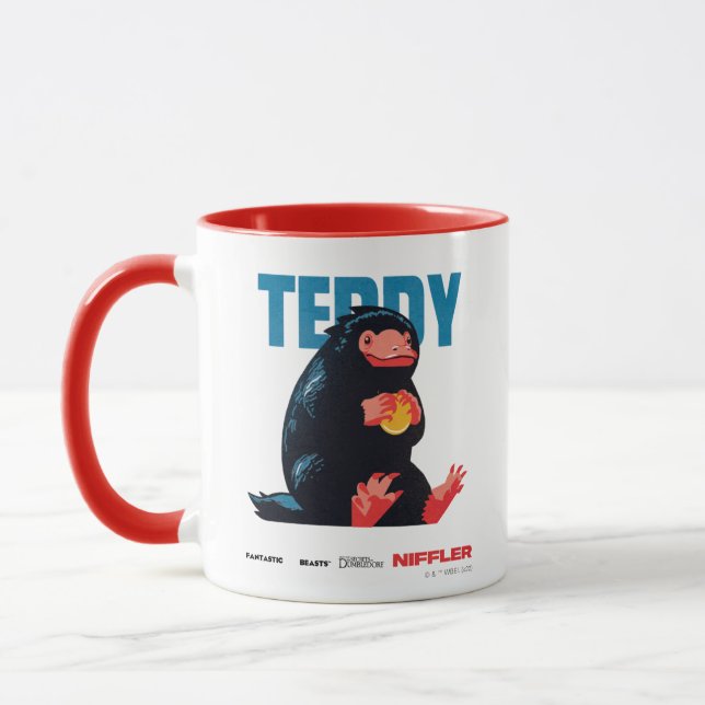 Taza Gráfico de Teddy Vintage (Izquierda)