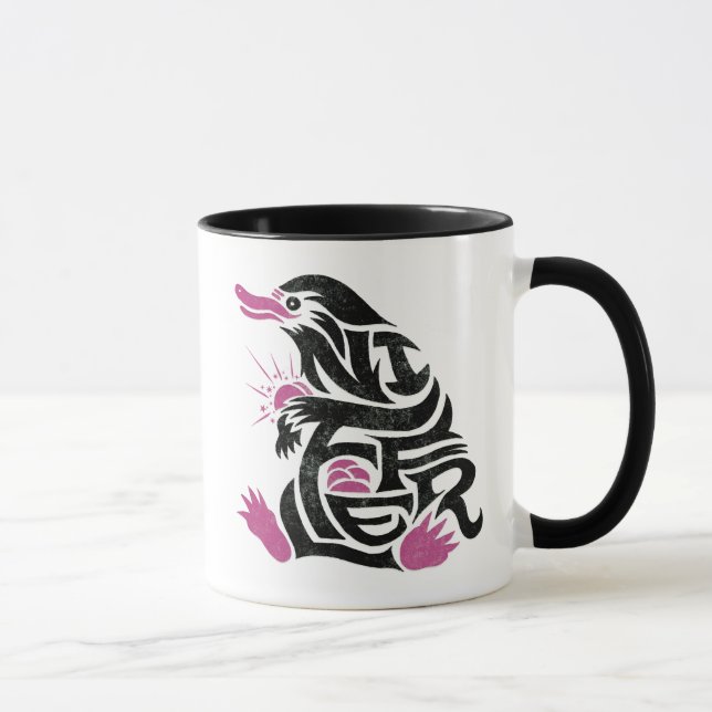 Taza Gráfico de tipografía NIFFLER™ (Derecha)