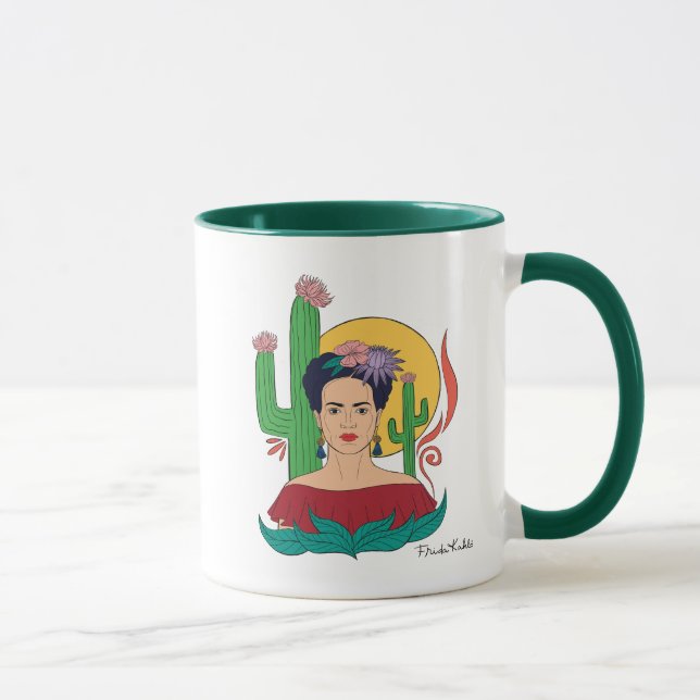 Taza Gráfico del desierto de Frida Kahlo (Derecha)