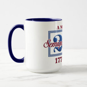 Taza Gráfico del Semicucentenario de América 250 – 1776