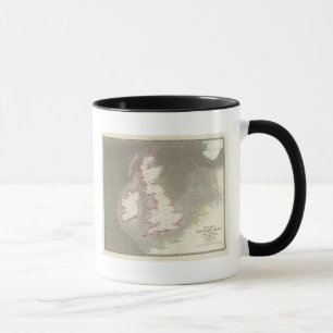 Taza Gráfico editorial Mares británicos