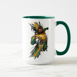 Taza Gráfico refractado de la "rebelión" de Aquaman e