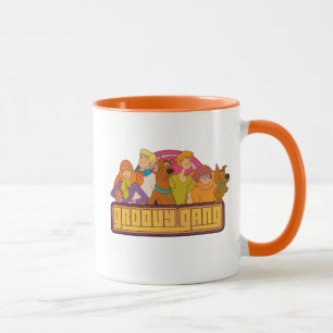 Taza Gráfico retro del dibujo animado de la "cuadrilla