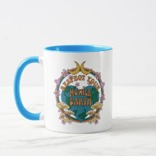 Taza Gráfico retro madre tierra de 70