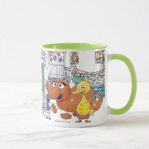 Taza Gráficos de los amigos de Sesame