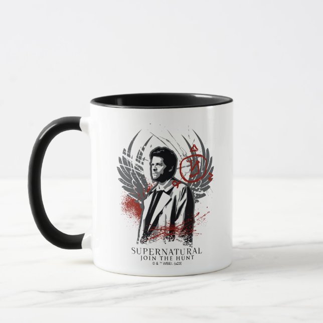 Taza Grafiti de Castiel Supernatural (Izquierda)