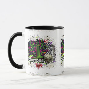Taza Grafiti neón urbano Columna de Crotone