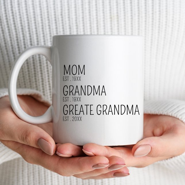 Taza Gran Abuela Nueva Mamá Recién Nacida Para Ser Padr (Subido por el creador)