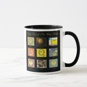 Taza gran artista feliz cara mug