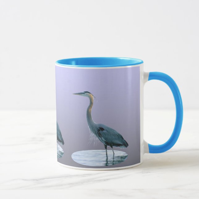 Taza Gran azul que se coloca alto (Derecha)