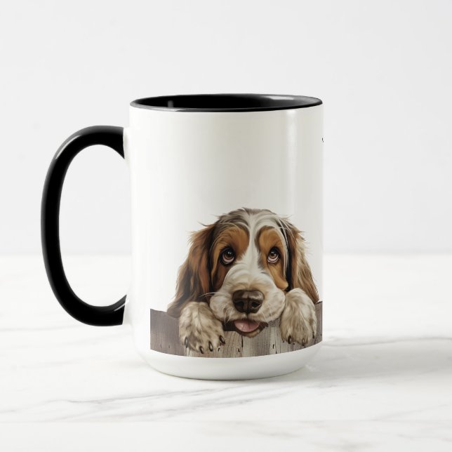 Taza Gran Basset Griffon Vendeen Dog Mug (Izquierda)