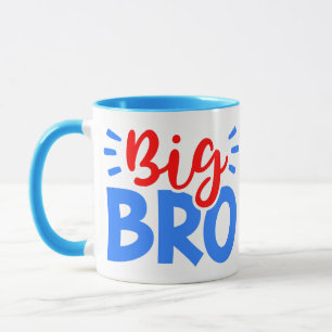 Taza GRAN BRO en rojo y azul