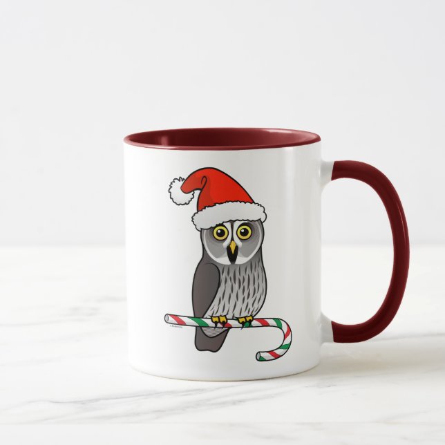 Taza Gran búho gris Santa (Derecha)
