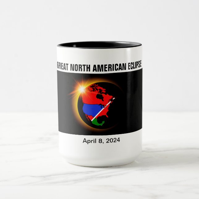 Taza Gran café norteamericano eclipse Mug (Centro)