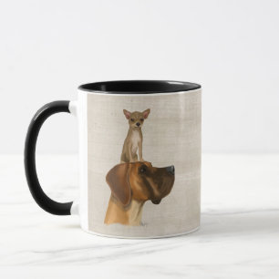 Taza Gran dane y Chihuahua 2