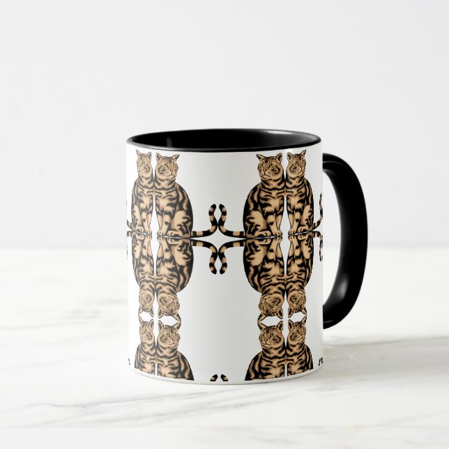 Taza Gran diseño de ganadería de gato (Anverso derecho)