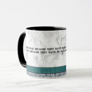 Taza Gran filósofo Platón con cita