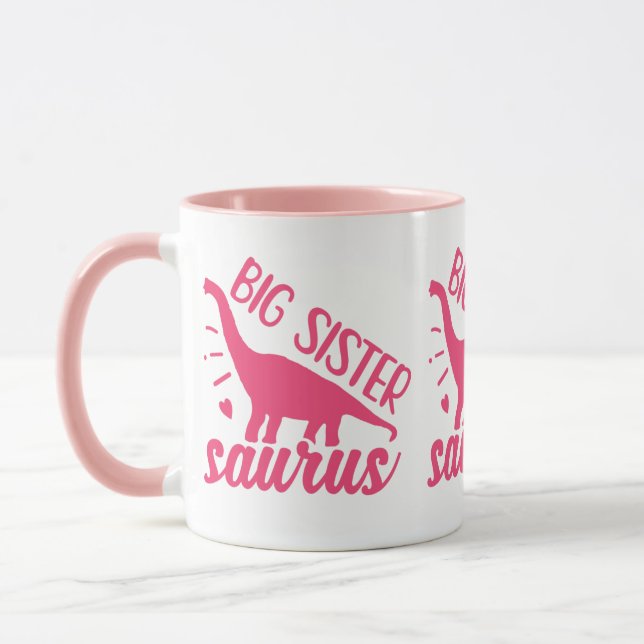 Taza Gran Hermana Saurus en rosa (Izquierda)