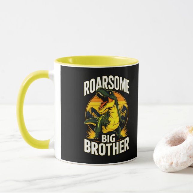 Taza Gran Hermano de Dinosaurio Roaroso (Con donut)