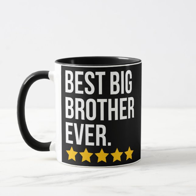 Taza Gran Hermano Hermano jamás Hermano Funny Gran Herm (Izquierda)