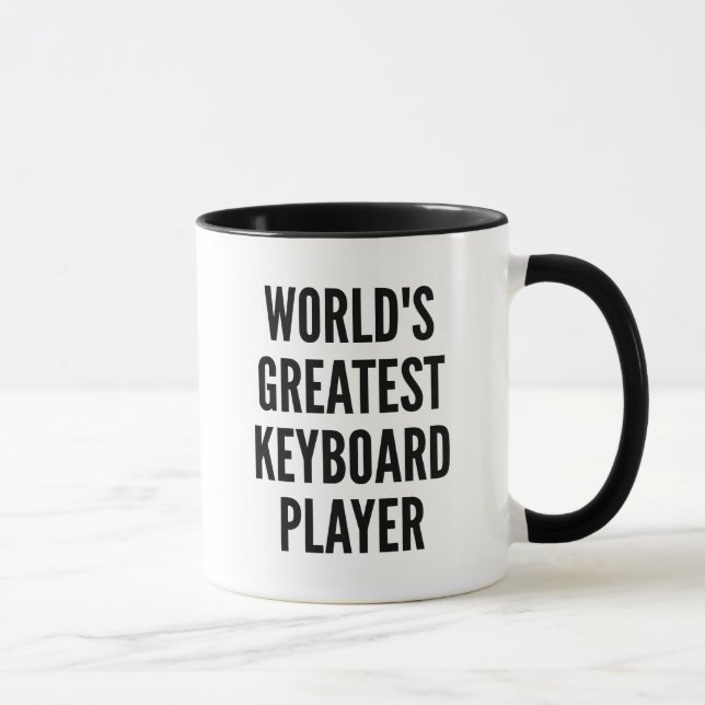 Taza Gran jugador de teclado del mundo (Derecha)