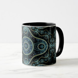 Taza Gran Julian Fractal Mandala Art
