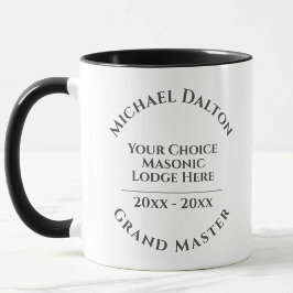 Taza Gran Maestro Masónico