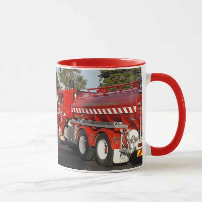 Taza Gran motor de fuego rojo, (Derecha)