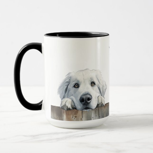 Taza Gran Mug de Perro de los Pirineos (Izquierda)