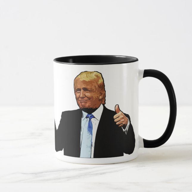 Taza ¡Gran Mug! Divertido Donald Trump papá se llama Mu (Derecha)