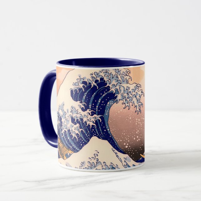 TAZA GRAN OLA DE KANAGAWA (Anverso izquierdo)