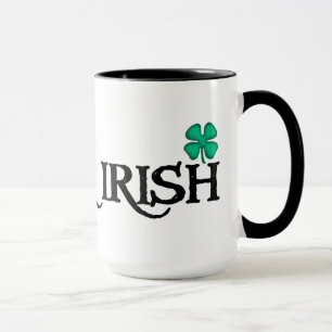 Taza Gran paro combinado irlandés negro